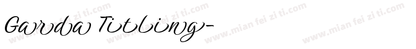 Garda Titling字体转换